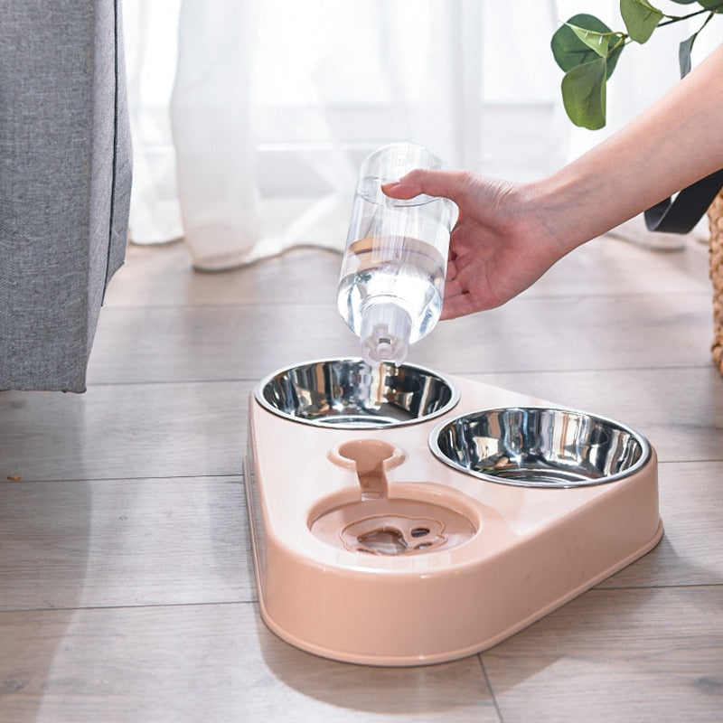 pink Autofill Dog Water Bowl