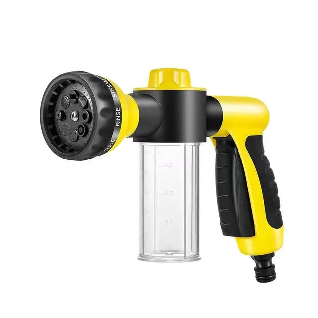 yellow dog washer handle called pupjet